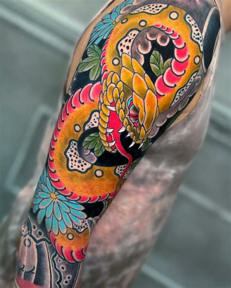 Sake Witch Tattoos: Conveying Power, Grace, and Magic